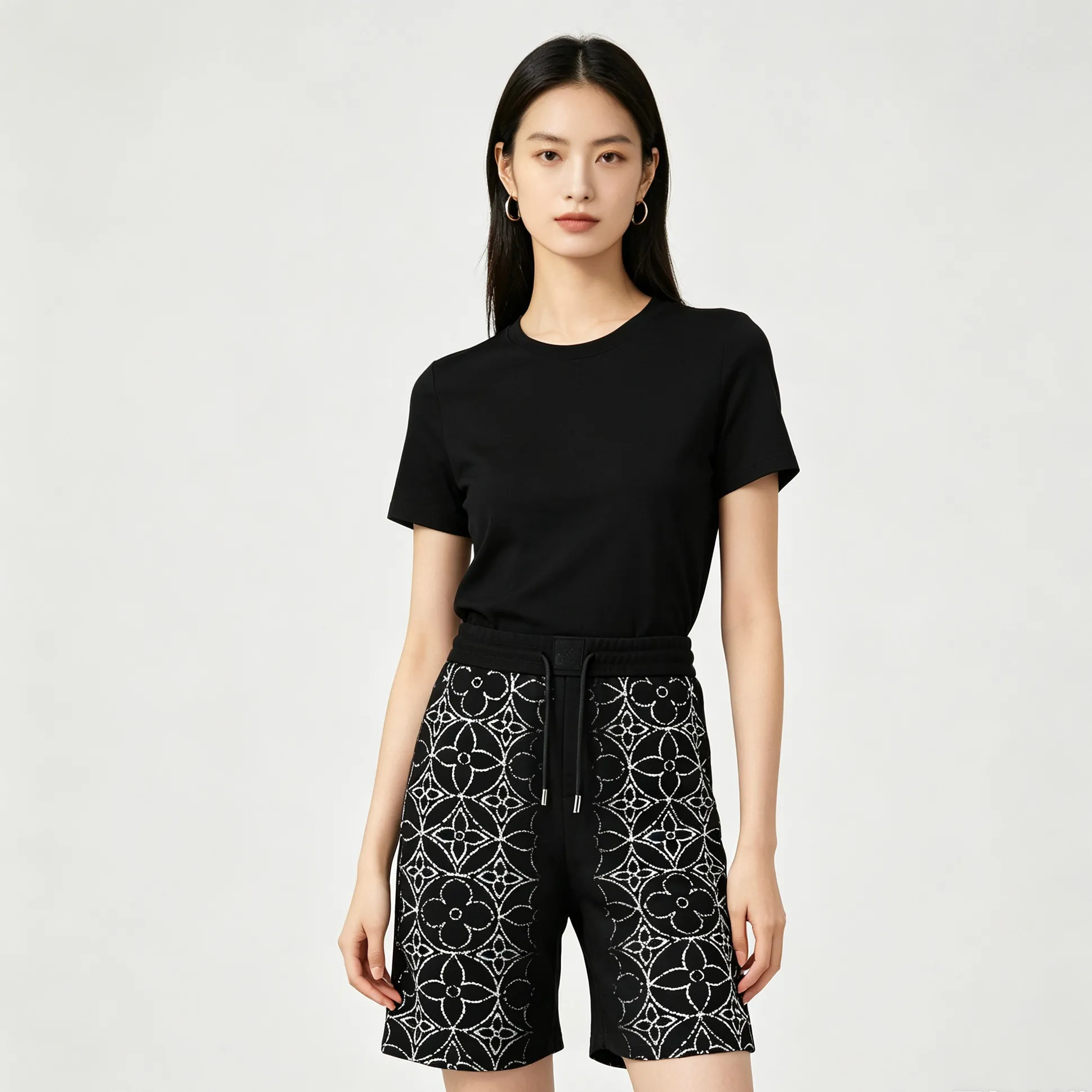 Louis Vuitton/Louis Vuitton 26ss mottled presbyopic print shorts